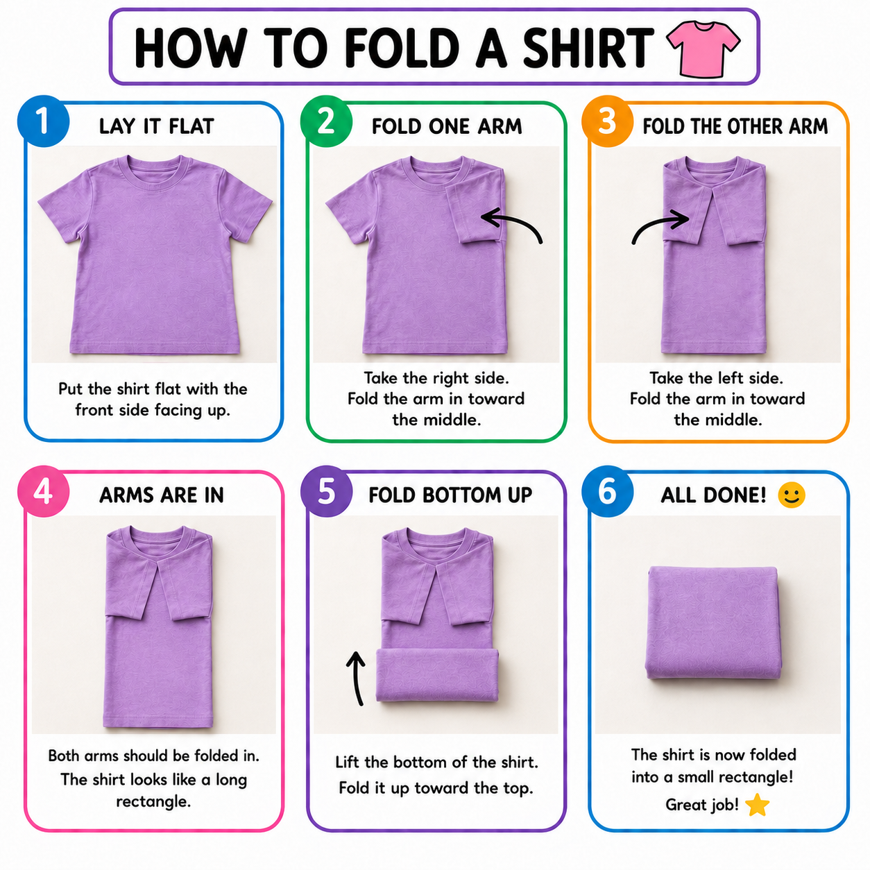 Preview of How to Fold a Shirt